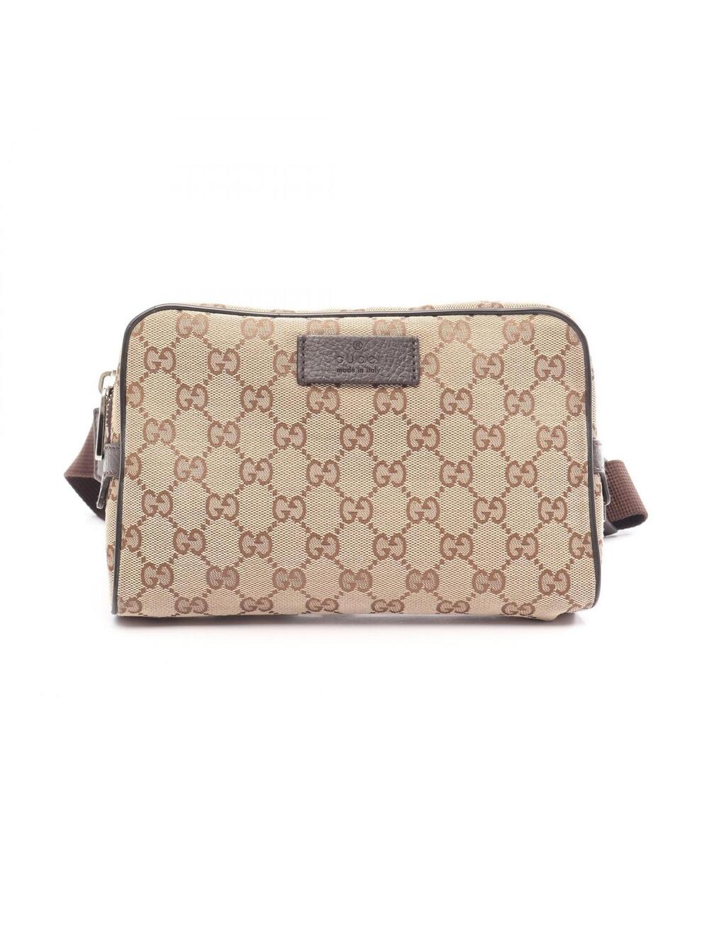 Gucci Gg Canvas Waist Crossbody Bag #362826G69B